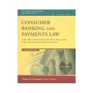 Consumer banking and payments law