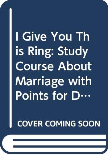 'I give you this ring'