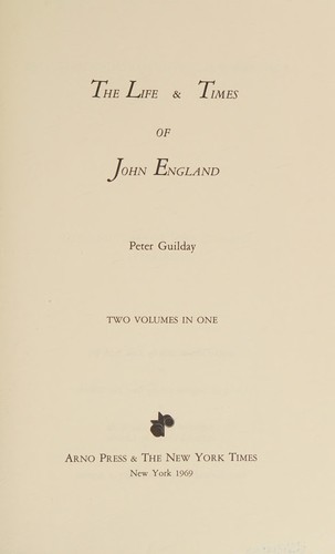The life & times of John England