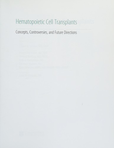 Hematopoietic Cell Transplants Hardback and Online Resource