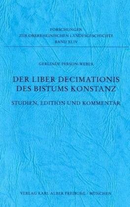 Der Liber decimationis des Bistums Konstanz