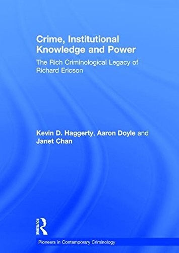 Crime, institutional knowledge and power