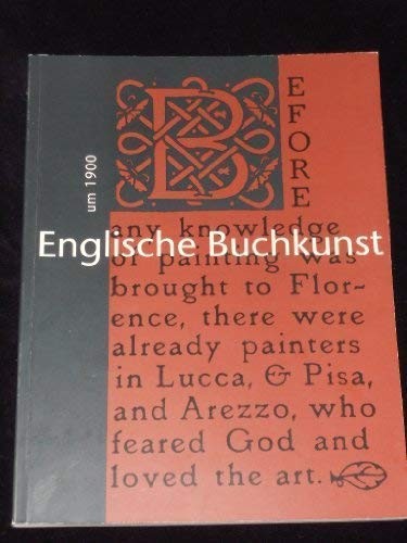 Englische Buchkunst um 1900