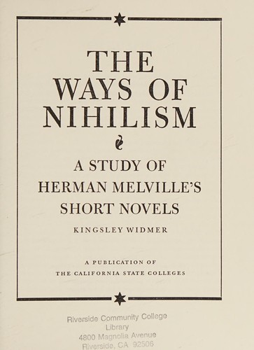 The ways of nihilism