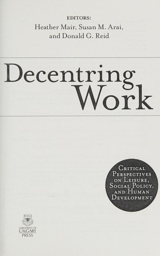 Decentring work