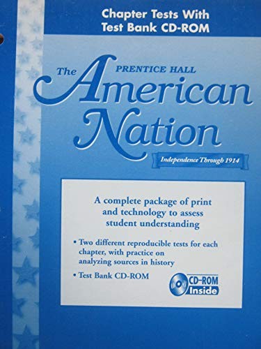 The American Nation Chapter Test with Cd Rom