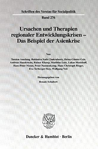 Ursachen und Therapien regionaler Entwicklungskrisen