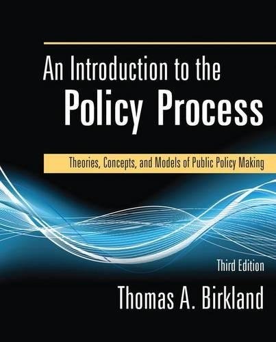 Introduction to the Policy Process