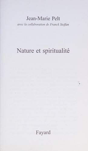 Nature et spiritualité