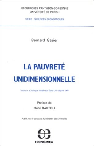 La pauvreté unidimensionnelle