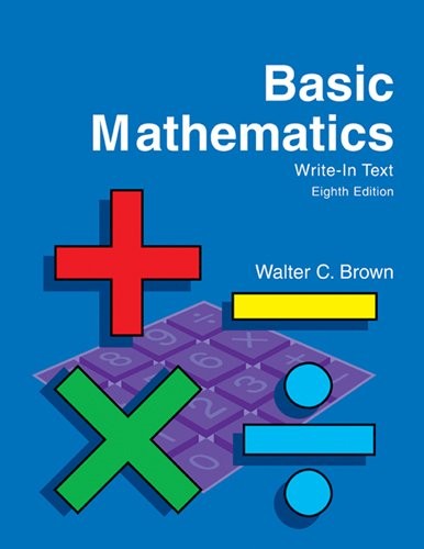 Basic mathematics write-in text
