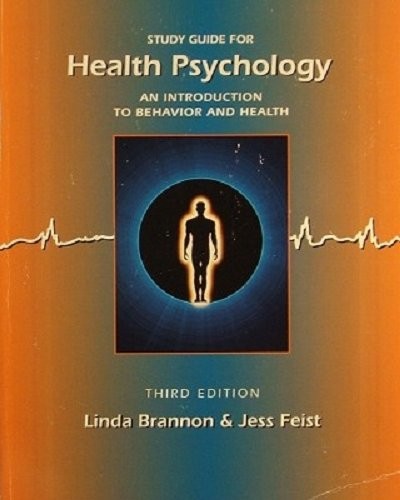 Study Guide for Health Psychology