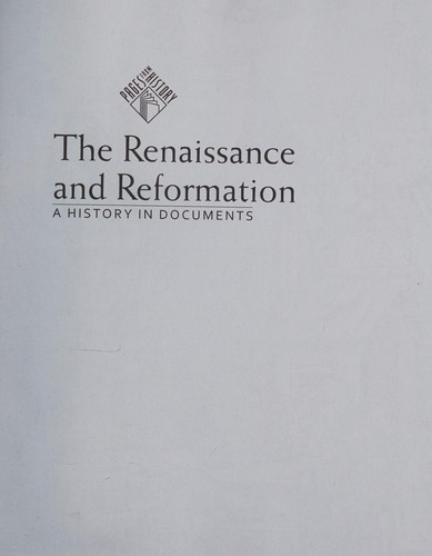 The Renaissance and Reformation