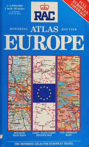 RAC motoring atlas Europe