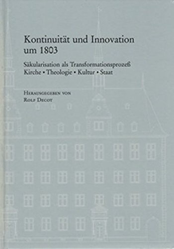 Kontuinität und Innovation Um 1803