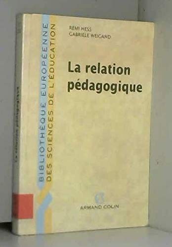 La relation pédagogique