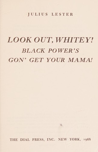 Look out, Whitey!