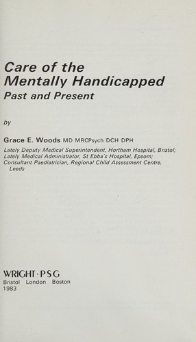Care of the Mentally Handicapped