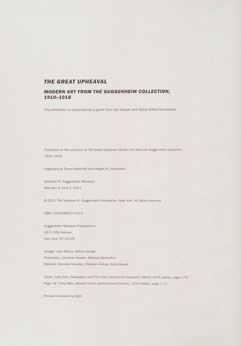 The Great upheaval