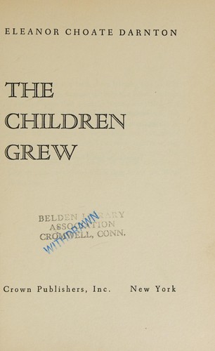 The children grew