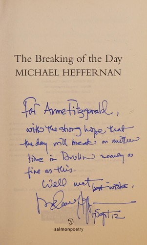 The breaking of the day