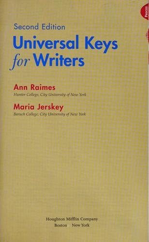 Universal keys for writers