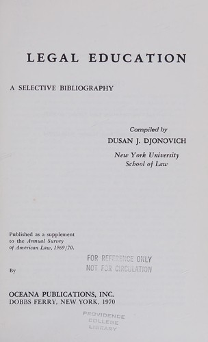 Legal education
