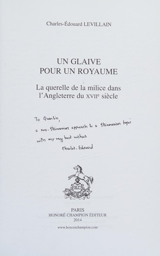 Un glaive pour un royaume