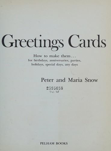 Greetings cards