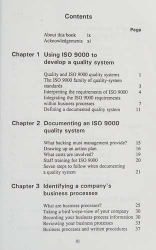 How to Document ISO 9000 Quality Systems