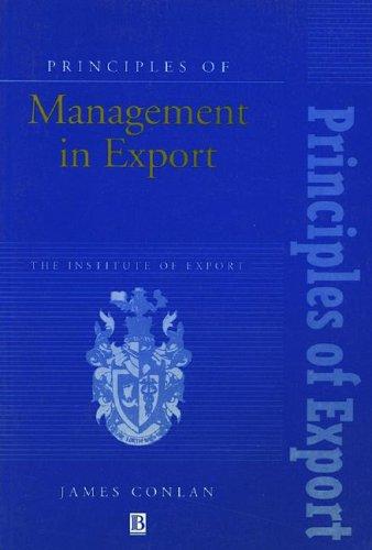 Principles of management in export