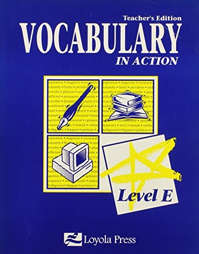 Vocabulary in Action Level E [Teacher's Edition] [Paperback] By Bowman (teacher's edition level E)