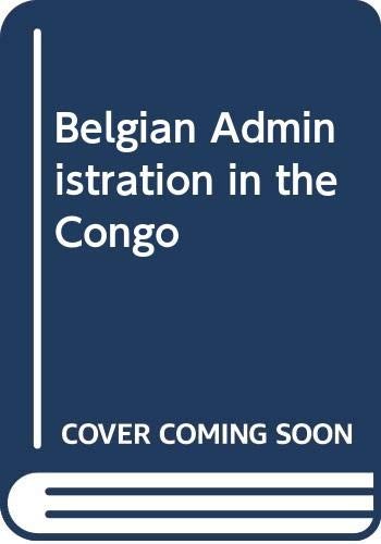 Belgian administration in the Congo