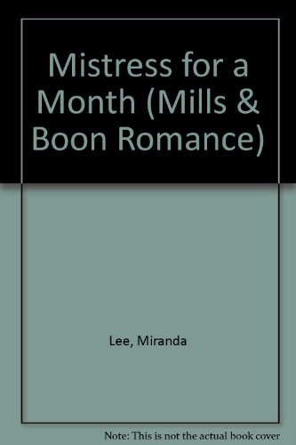 Mistress for a month