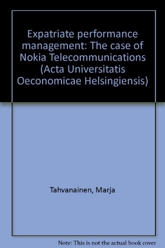 Expatriate performance management