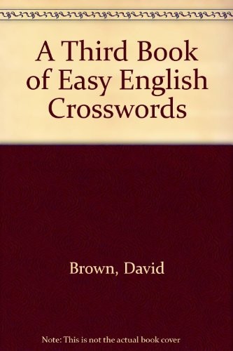 Third Book of Easy English Crosswords