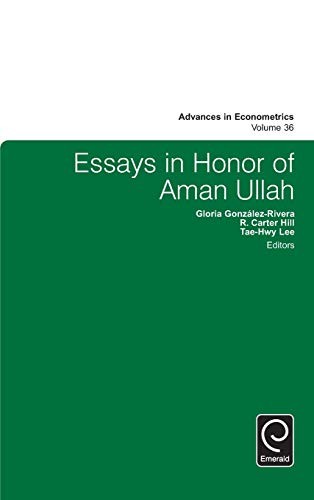 Essays in Honor of Aman Ullah