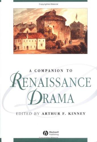 A companion to Renaissance drama