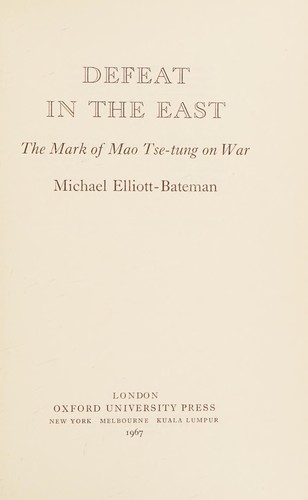 Defeat in the East
