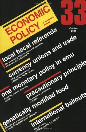 Economic Policy 33 No. 33