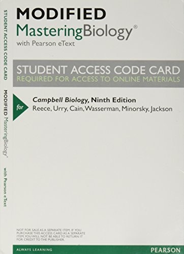 Campbell Biology with Masteringbiology