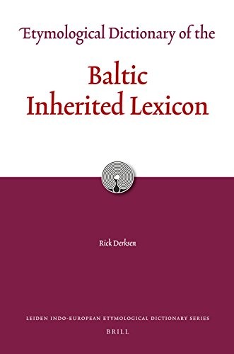 Etymological dictionary of the Baltic inherited lexicon