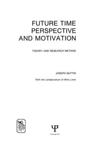 Future time perspective and motivation