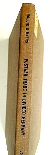 Postwar trade in divided Germany