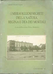 I meravigliosi segreti della natura, regina e dea dei mortali