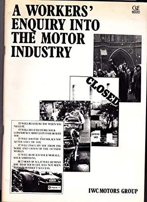A workers' enquiry into the motor industry