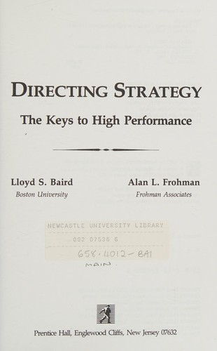Directing strategy
