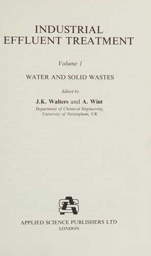 Industrial effluent treatment