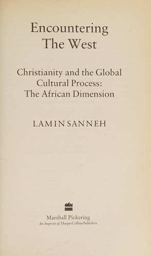 Encountering the West (World Christianity)