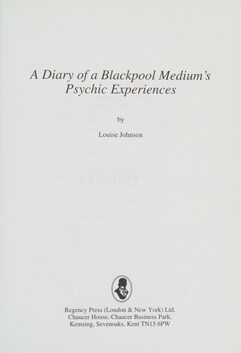 Diary of a Blackpool Medium